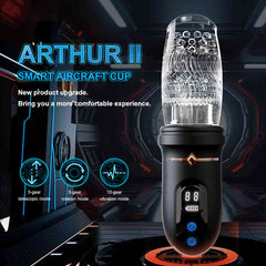 Sale Price! Arthur 2.0 - 2024 Upgraded 3-in-1 Rotating Thrusting Vibrating Blowjob Automatic Male Masturbator