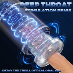 Laser —7 Thrusting Rotation Male Masturbation with Suction Base——Washable