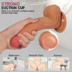 Built-in Keel 10 Vibrating Remote Control Realistic Dildo