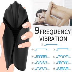 9 kinds of vibration mode glans massager