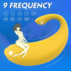 9 vibration modes G-spot banana-shaped vibrator