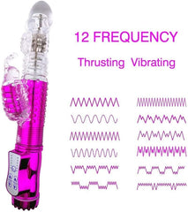 Pink G spot Rabbit Vibrator Machine Woman Toy