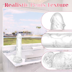 7.3 inch Soft Realistic Dildo for Beginer