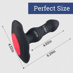 Sextoyvibe 3 Thrusting 10 Vibrations Anal Plug with Remote Controller