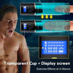 Sextoyvibe™ QMYSKY 6 Hydrotherapy with Display Male Enhancement Water Penis Pump