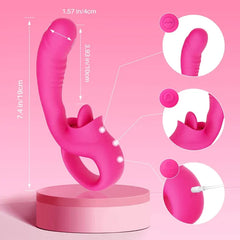 Sextoyvibe G-spot vibrator offers 10 licking and vibration patterns for women