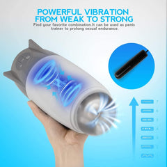 Rocket Automatic Male Masturbator Cup with 5 Suction &amp; 7 Vibration