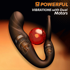 Multifunctional Vibrating Prostate Anal Plug with Remote Control