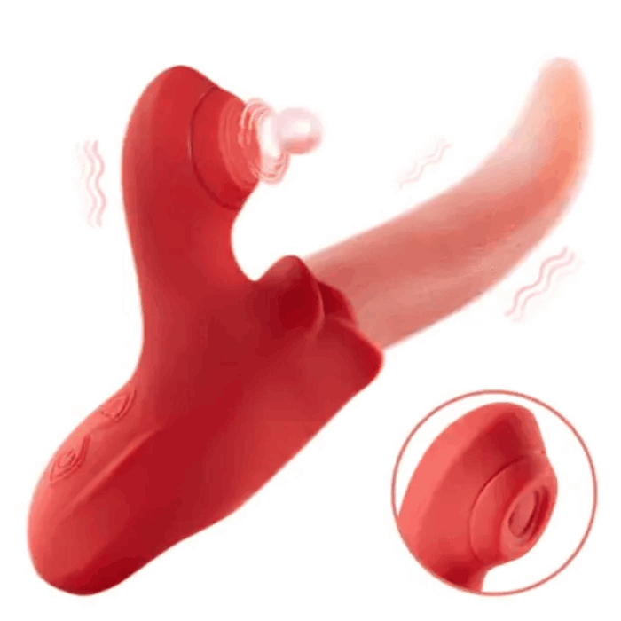 Sextoyvibe 2 IN 1 Upgraded Flapping Tongue G Spot Vibrator