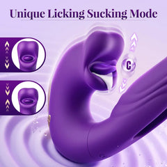 Sextoyvibe™ 7 Slapping Vibrations and 5 Licking Modes G-Spot Vibrator Women’s Sex Toy