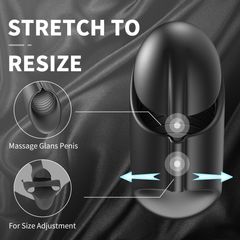 9 kinds of vibration mode moving glans massager