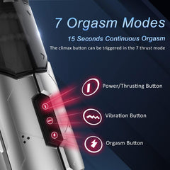Sextoyvibe 7 Thrusting &amp; Vibration ModesElectric Male Stroker Pocket Pussy for Men