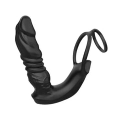 Sextoyvibe™ Alexander - Bluetooth App Control 9 Vibrating Thrusting 3-in-1 Prostate Massager With 2 Cock Rings