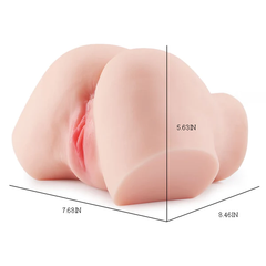 4.5 Pounds of Seductive Buttocks with Lifelike Waist Curves