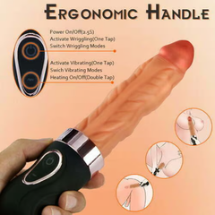 Arman - 7-Mode Squirming & 9-Mode Vibrating Heated Realistic 9.65-Inch Dildo