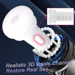 Sextoyvibe 7 Thrusting &amp; Vibration ModesElectric Male Stroker Pocket Pussy for Men